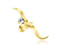 Gold Plated Silky Design Ear Cuff EC-541-GP